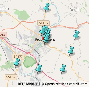 Mappa Via Lecce, 03100 Frosinone FR, Italia (3.18308)