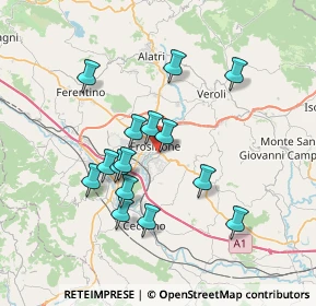 Mappa Via Lecce, 03100 Frosinone FR, Italia (6.77733)