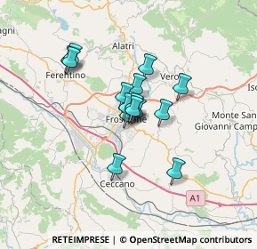 Mappa Via Lecce, 03100 Frosinone FR, Italia (4.81933)