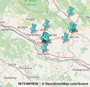 Mappa Via Lecce, 03100 Frosinone FR, Italia (9.81083)