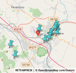 Mappa Via delle Centurie, 03100 Frosinone FR, Italia (3.59636)