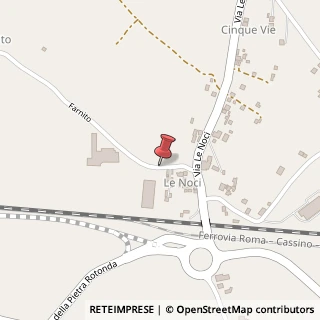 Mappa Via Noci, 03100 Frosinone, Frosinone (Lazio)