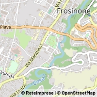 Mapa Frosinone