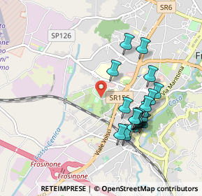 Mappa Viale Olimpia, 03100 Frosinone FR, Italia (0.94)