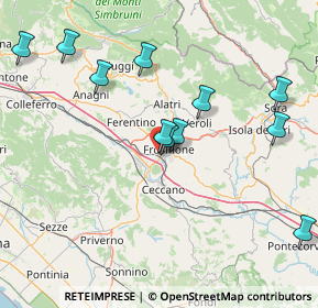 Mappa Viale Olimpia, 03100 Frosinone FR, Italia (17.66364)