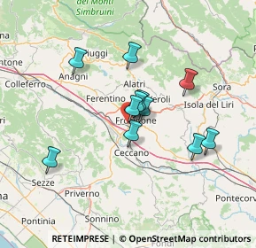 Mappa Viale Olimpia, 03100 Frosinone FR, Italia (11.63182)