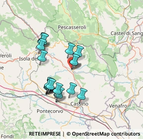 Mappa Via Lione, 03045 Atina FR, Italia (13.387)