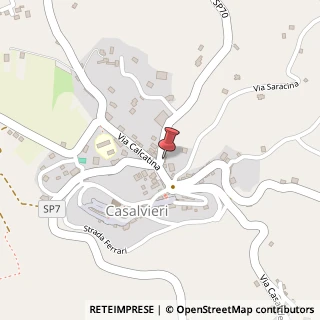 Mappa SP70, 12, 03034 Casalvieri, Frosinone (Lazio)