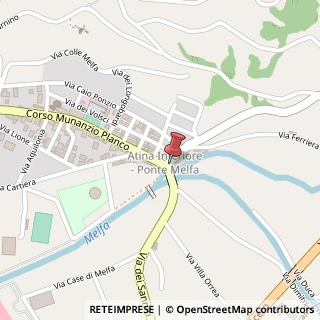 Mappa Corso Munazio Planco, 63, 03042 Atina, Frosinone (Lazio)