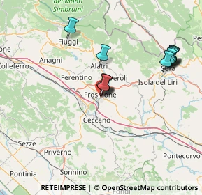 Mappa Via Francesco Brighindi, 03100 Frosinone FR, Italia (15.20231)