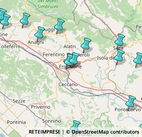 Mappa Via Francesco Brighindi, 03100 Frosinone FR, Italia (26.494)