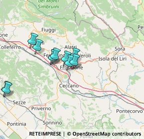 Mappa Via Francesco Brighindi, 03100 Frosinone FR, Italia (13.24091)