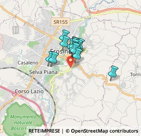 Mappa Via Francesco Brighindi, 03100 Frosinone FR, Italia (1.02071)