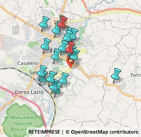 Mappa Via Francesco Brighindi, 03100 Frosinone FR, Italia (1.61)