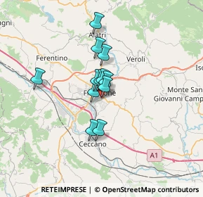 Mappa Via Francesco Brighindi, 03100 Frosinone FR, Italia (4.53167)