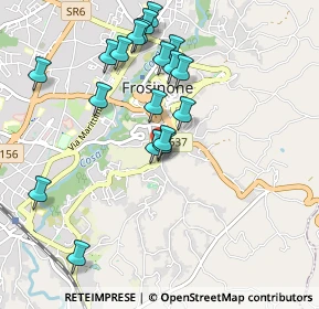 Mappa Via Francesco Brighindi, 03100 Frosinone FR, Italia (1.03526)