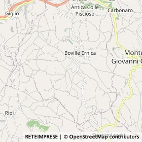 Mappa Boville Ernica