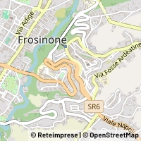 Hartă Frosinone