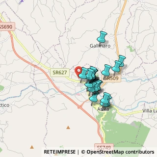 Mappa Via Colle Melfa, 03042 Atina FR, Italia (1.3675)