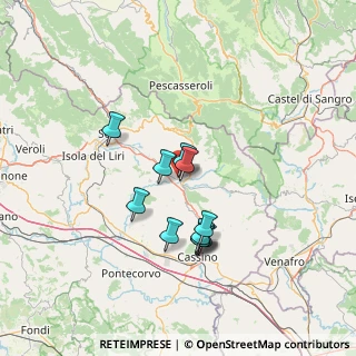 Mappa Via Colle Melfa, 03042 Atina FR, Italia (11.86273)