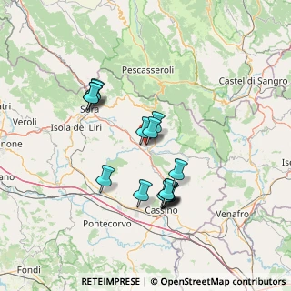 Mappa Via Colle Melfa, 03042 Atina FR, Italia (13.46)