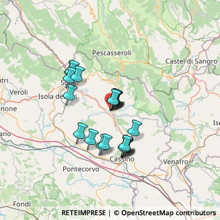 Mappa Via Colle Melfa, 03042 Atina FR, Italia (11.8965)