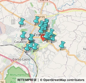 Mappa Via Alessandro Ciamarra, 03100 Frosinone FR, Italia (1.242)