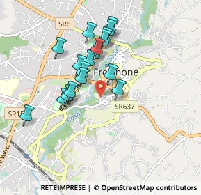 Mappa Via Alessandro Ciamarra, 03100 Frosinone FR, Italia (0.83222)
