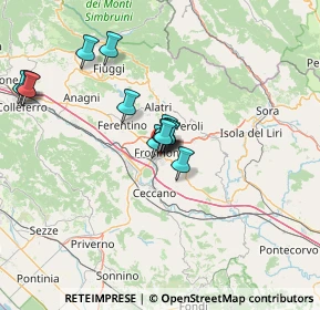 Mappa Via Alessandro Ciamarra, 03100 Frosinone FR, Italia (12.13154)