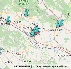 Mappa Via Alessandro Ciamarra, 03100 Frosinone FR, Italia (24.97385)