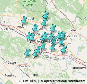Mappa Via Alessandro Ciamarra, 03100 Frosinone FR, Italia (10.8805)