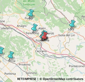 Mappa Via Alessandro Ciamarra, 03100 Frosinone FR, Italia (14.86545)