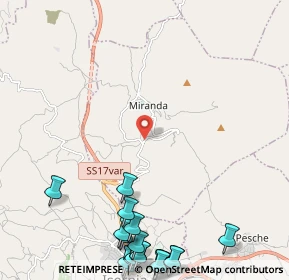 Mappa Contrada Lenze snc, 86080 Miranda IS, Italia (3.6105)