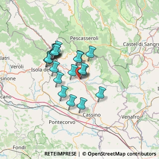 Mappa Via Pomponio Attico, 03042 Atina FR, Italia (11.716)
