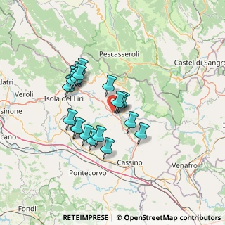 Mappa Via Pomponio Attico, 03042 Atina FR, Italia (12.2085)
