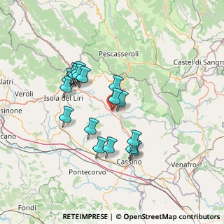Mappa Via Pomponio Attico, 03042 Atina FR, Italia (13.19941)