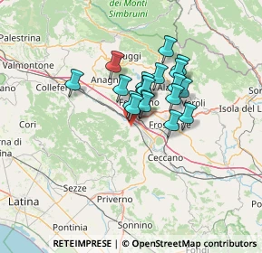 Mappa Contrada Sassone, 03017 Morolo FR, Italia (9.55947)