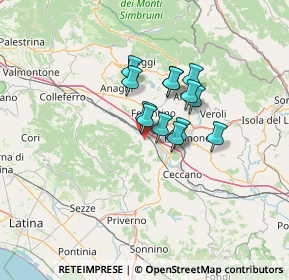 Mappa Contrada Sassone, 03017 Morolo FR, Italia (9.04615)