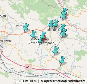 Mappa Via Mendrella, 03025 Monte San Giovanni Campano FR, Italia (6.83154)