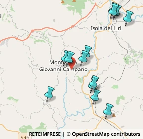 Mappa Via Mendrella, 03025 Monte San Giovanni Campano FR, Italia (4.46231)