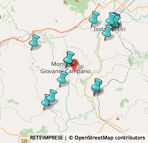 Mappa Via Mendrella, 03025 Monte San Giovanni Campano FR, Italia (4.53133)