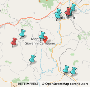 Mappa Via Mendrella, 03025 Monte San Giovanni Campano FR, Italia (5.55333)