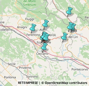 Mappa Via Acciaccarelli, 03100 Frosinone FR, Italia (9.78167)