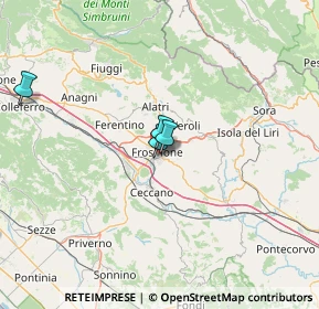 Mappa Via Acciaccarelli, 03100 Frosinone FR, Italia (42.44067)