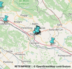 Mappa Via Acciaccarelli, 03100 Frosinone FR, Italia (12.35)