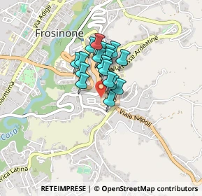 Mappa Via Acciaccarelli, 03100 Frosinone FR, Italia (0.263)