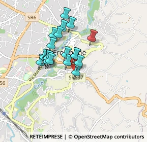 Mappa Via Acciaccarelli, 03100 Frosinone FR, Italia (0.716)