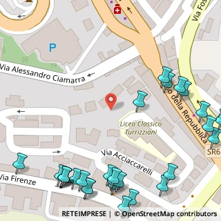 Mappa Via Acciaccarelli, 03100 Frosinone FR, Italia (0.09667)