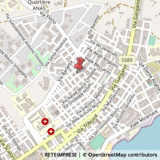 Mappa Via Luigi Pascale,  13, 71043 Manfredonia, Foggia (Puglia)