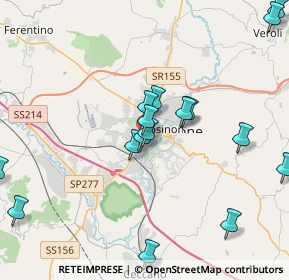 Mappa Viale Austria, 03100 Frosinone FR, Italia (4.97353)